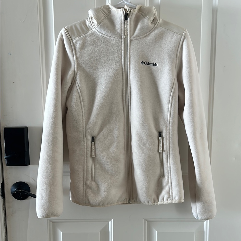Columbia Cream Fleece Jacket